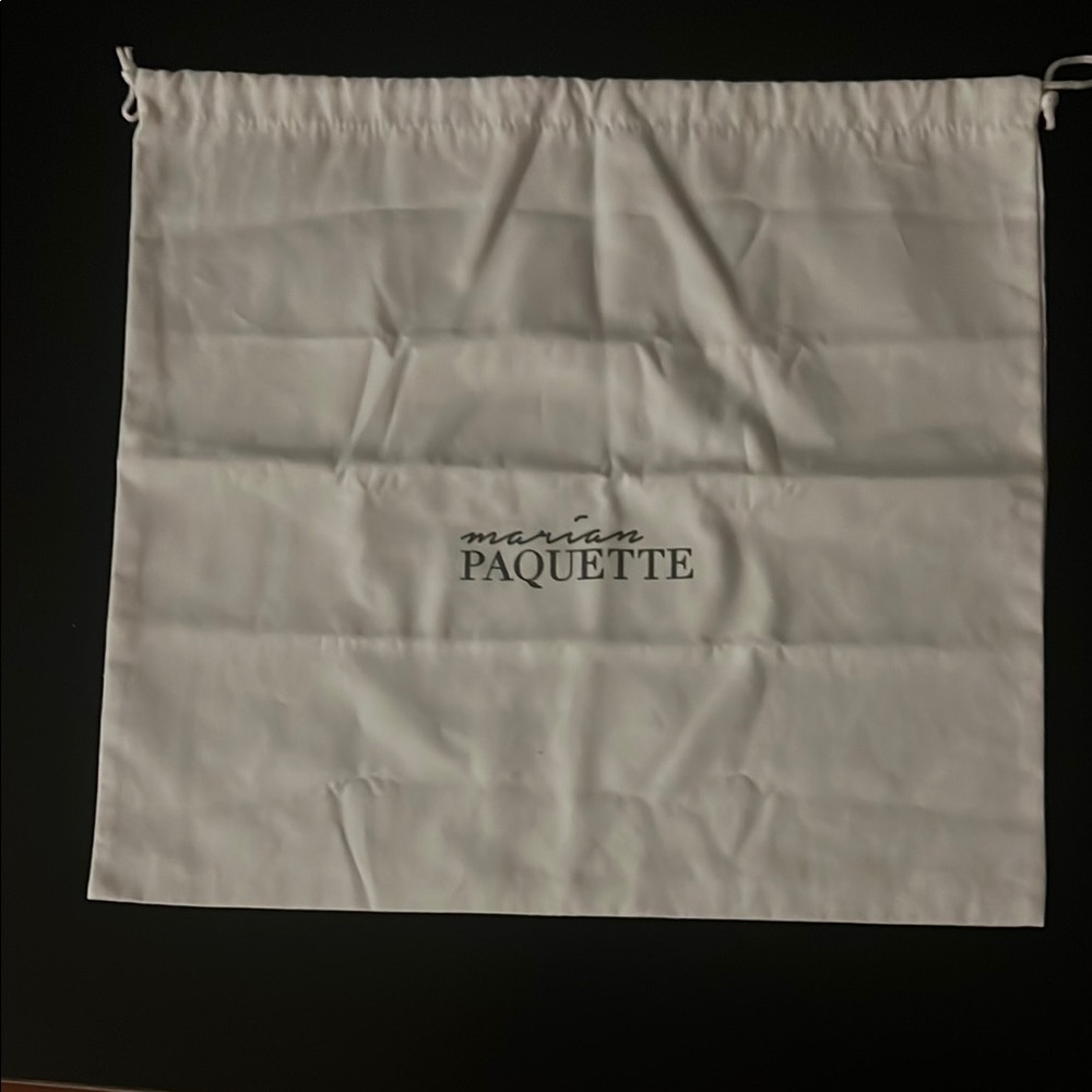 Mariam Paquette White Dust Bag
